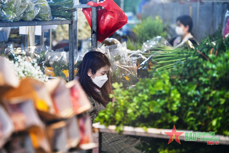 Chợ hoa lớn nhất Hà Nội vắng vẻ trước ngày 8-3